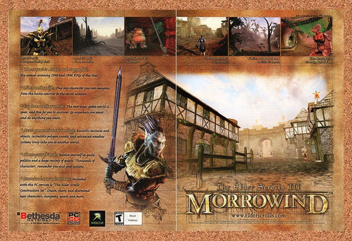 2002 Elder Scrolls III Morrowind PC Original Ad v2 - for just $21.99! 