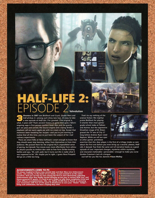 2010 Half-Life 2 Episode 2 PC Original Ad - for just $19.99! 