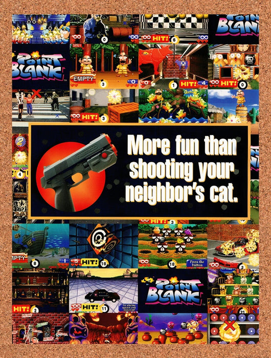 1998 Point Blank 1 PS1 Original Ad v1 - for just $17.99! 