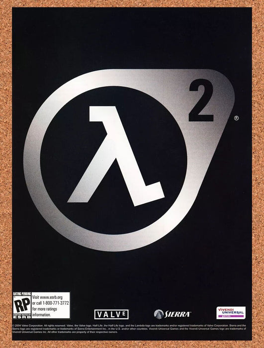 2005 Half-Life 2 PC Logo Original Ad v1 - for just $17.99! 