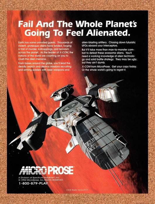 1994 X-Com PC Original Ad v3 - for just $17.99! 