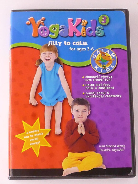 Yoga Kids 3 Silly to Calm (DVD, exercise) - I1225 - for just $1.99! 