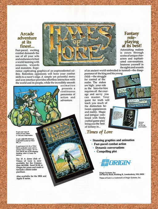 1989 Times Of Lore IBM Original Ad v1 - for just $18.29! 