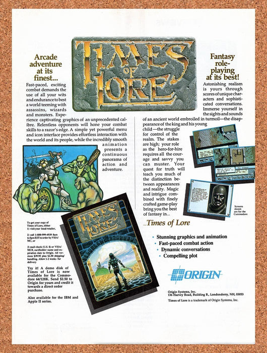 1989 Times Of Lore IBM Original Ad v1 - for just $18.29! 