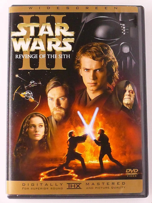Star Wars III - Revenge of the Sith (DVD, 2005, Widescreen) - L04 - for just $3.99! 