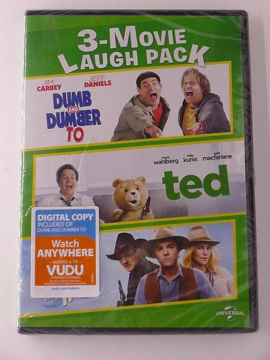 Dumb and Dumber To, Ted, A Million Ways to Die in the West (DVD, 3-film) - NEW24 - for just $4.99! 