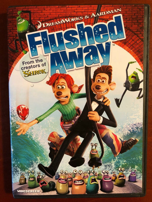 Flushed Away (DVD, 2006, Widescreen) - K0428 - for just $1.99! 