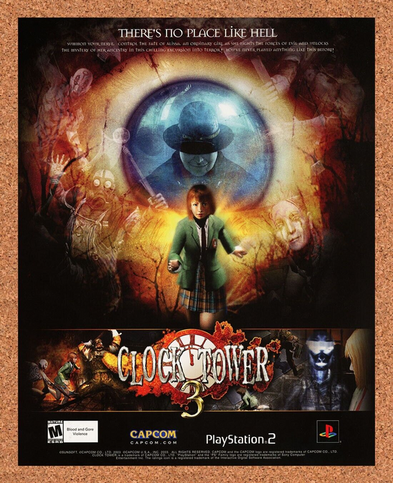 2003 Clock Tower 3 PS2 Original Horror Ad v1 - for just $19.49! 