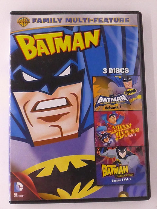 Batman - The Brave and the bold V1, Batman Superman Movie,.. (DVD, 3-disc) - K8 - for just $4.25! 