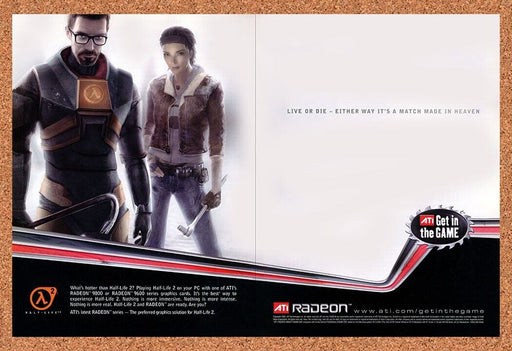 2005 Half-Life 2 PC Original ATI Radeon Ad - for just $21.49! 