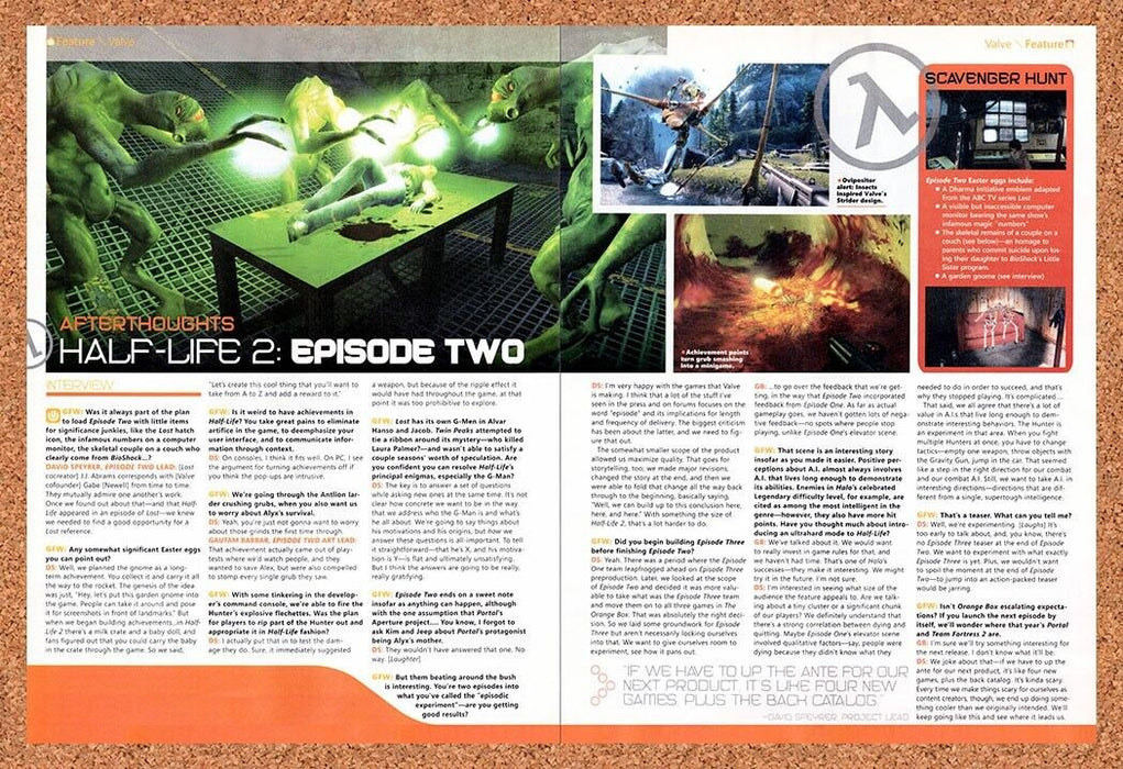 2007 Half-Life 2 Episode 2 PC Original Ad - for just $21.49! 