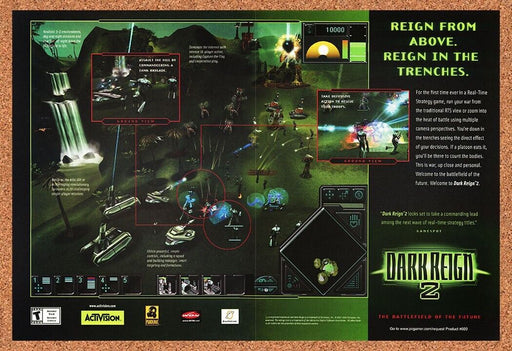 2002 Dark Reign 2 PC Original Ad v1 - for just $21.49! 