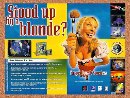 1998 Global Domination PS1 Original Ad v1 - for just $17.99! 