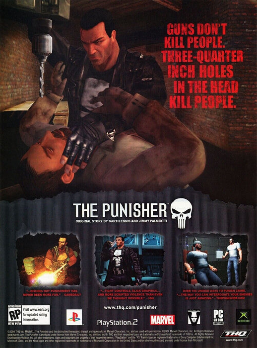 2007 The Punisher PS2 Original Ad - for just $19.99! 