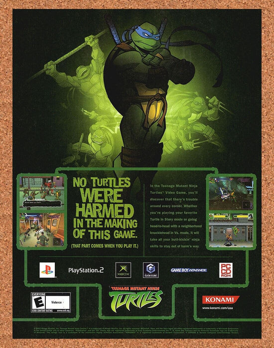 2003 Teenage Mutant Ninja Turtles PS2 Original Ad v3 - for just $17.99! 