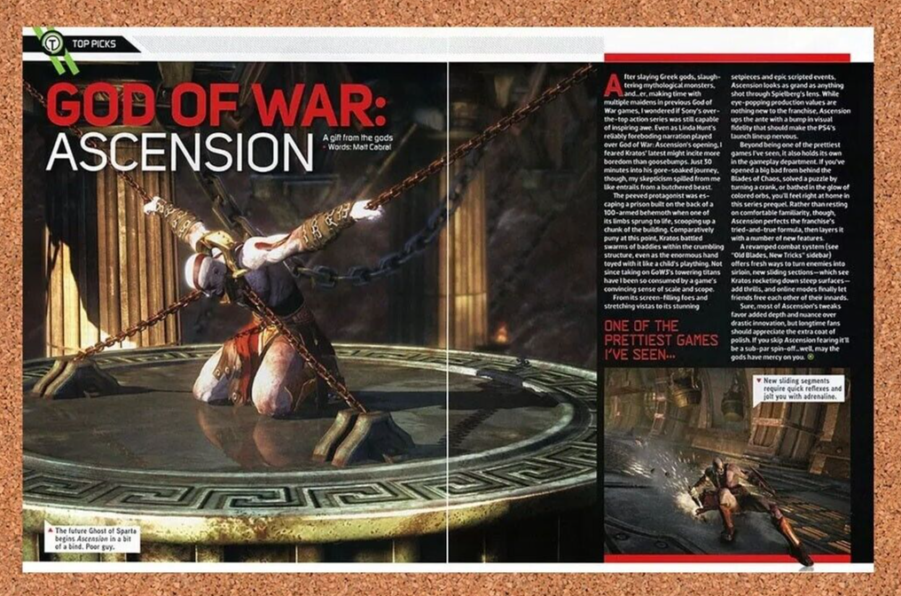 2015 God Of War Ascension PS3 Original Ad - for just $22.49! 