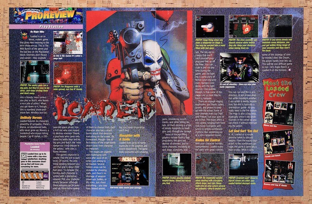 1996 Loaded PS1 Original Ad v3 - for just $21.49! 