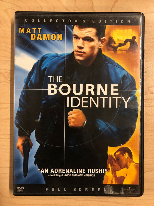 The Bourne Identity (DVD, 2002, Full Frame, Collectors Edition) - L03 - for just $1.99! 