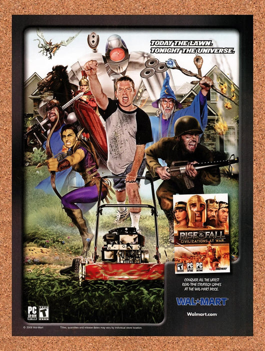 2006 Rise & Fall Civilizations At War Wal-Mart Original Advertisement v2 - for just $19.49! 