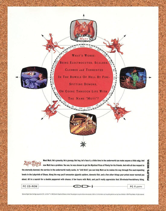 1994 Litil Divil Philips CDI Original Ad - for just $17.99! 
