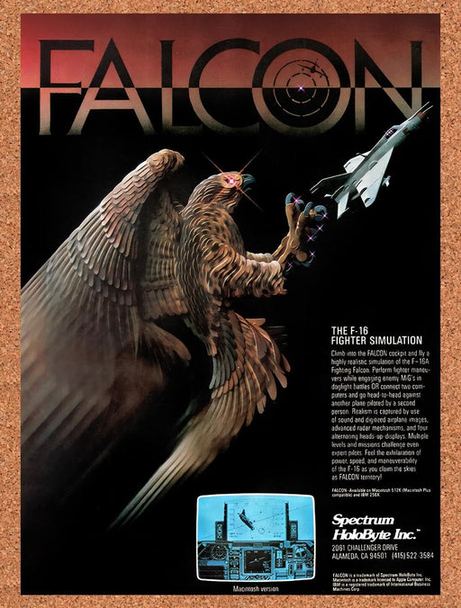 1988 Falcon MS-DOS Original Ad v1 - for just $17.99! 