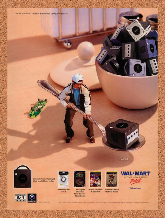 2004 Nintendo GameCube Wal-Mart Original Advertisement vc5 - for just $19.49! 