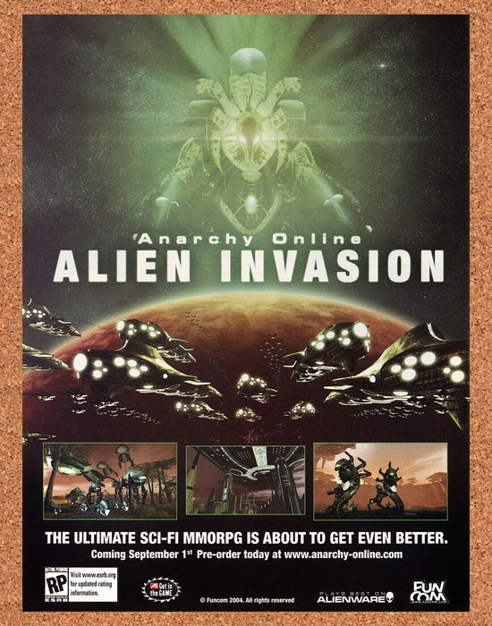 2006 Anarchy Online Alien Invasion PC Original Ad v1 - for just $17.99! 
