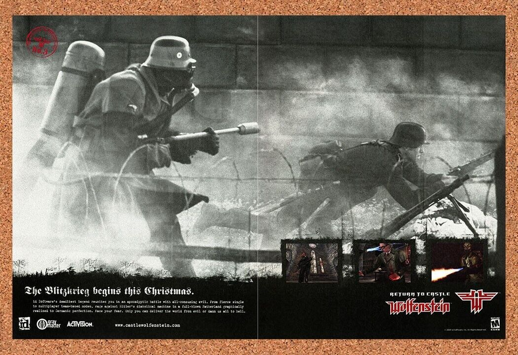 2003 Wolfenstein PC Original Christmas Release Ad v1 - for just $21.49! 