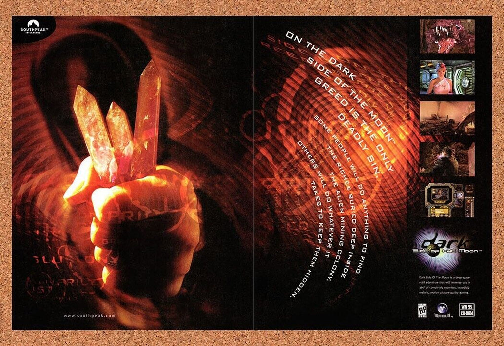 1998 Dark Side Of The Moon PC Original Ad v1 - for just $19.34! 