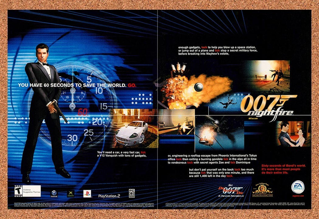 2002 007 Nightfire PC Original Ad v4 - for just $23.99! 
