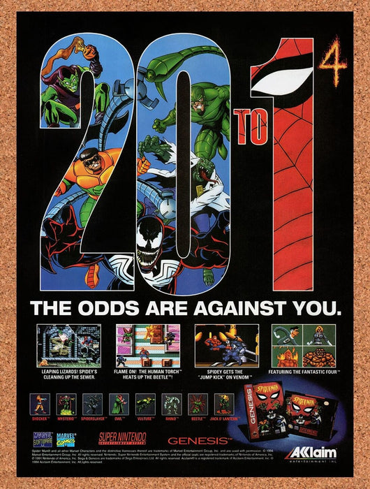 1995 Spider-Man Genesis Original Ad v2 - for just $17.99! 