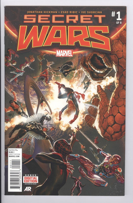 Secret Wars #1 Cover A 1st Printing Regular Alex Ross Cover Marvel Universe - for just $9.99! 