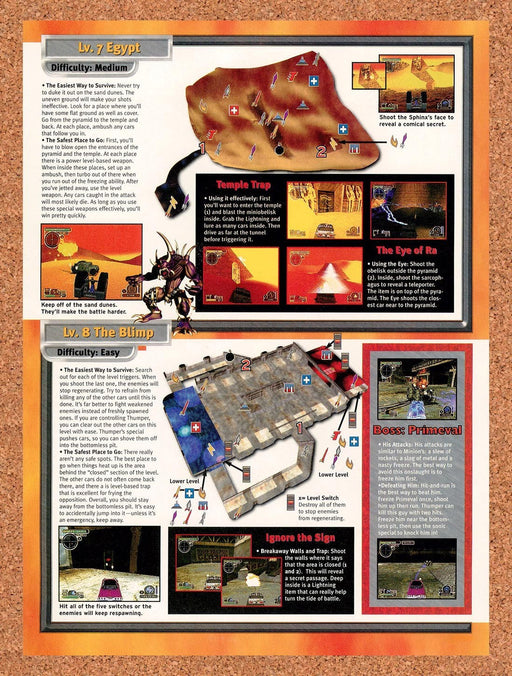 1999 Twisted Metal III Levels 7 & 8 Original Advertisement vr7 - for just $19.49! 