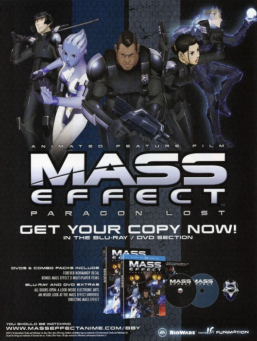 2015 Mass Effect Paragon Lost DVD Original Ad - for just $19.99! 