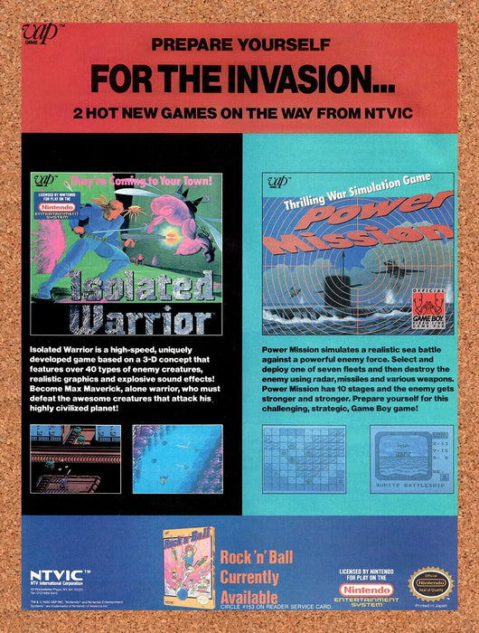 1991 NTVIC NES Games Original Ad v1 - for just $17.99! 