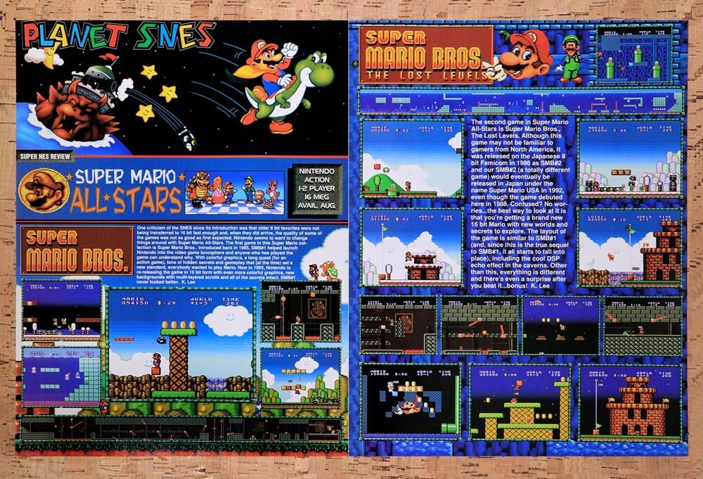 1993 Super Mario All-Stars SNES Original Ad v2 - for just $21.69! 