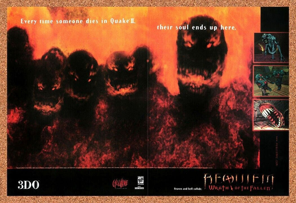 2000 Requiem Wrath Of The Fallen PC Original Ad - for just $21.49! 