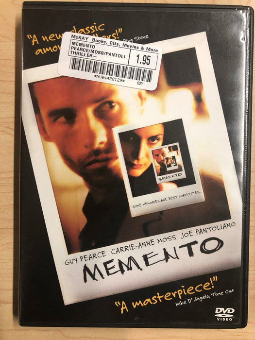 Memento (DVD, 2000) - J0319 - for just $1.99! 