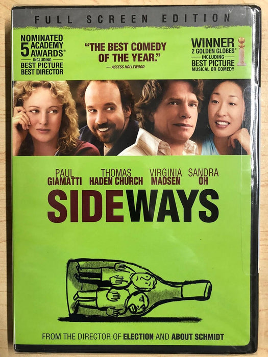 Sideways (DVD, Full Screen, 2004) - NEW24 - for just $2.50! 