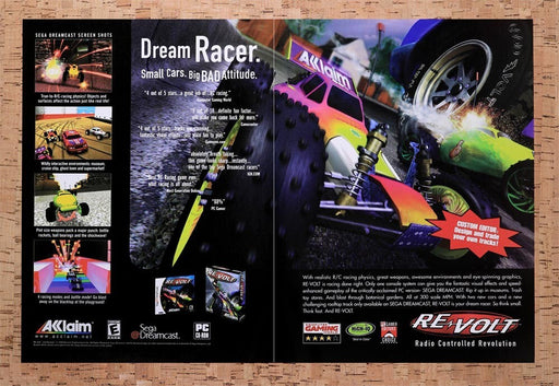 2000 Re-Volt Dreamcast Original Ad v1 - for just $21.49! 