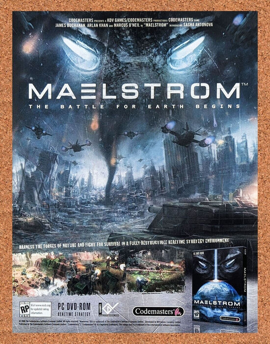 2006 Maelstrom Battle For Earth Begins PC Original Ad - for just $17.99! 