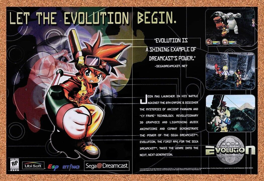 1999 Evolution Dreamcast Original Ad v1 - for just $21.49! 