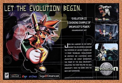 1999 Evolution Dreamcast Original Ad v1 - for just $21.49! 