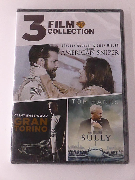 American Sniper, Gran Torino, Sully (DVD, triple feature) - NEW24 - for just $3.50! 