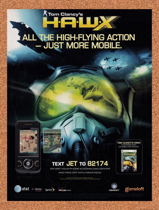 2009 Hawx Xbox 360 Original Ad v3 - for just $17.99! 