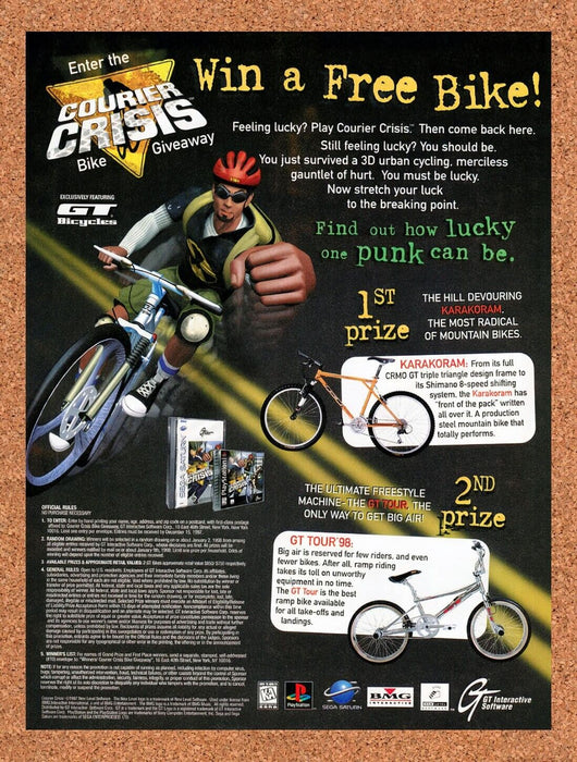 1997 Courier Crisis Sweepstakes Original Ad v2 - for just $17.99! 