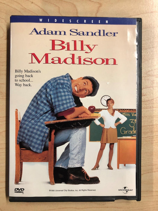 Billy Madison (DVD, 1995, Widescreen) - J0806 - for just $1.99! 