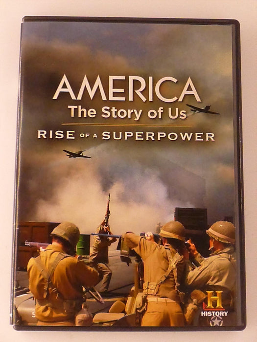 America The Story of Us Rise of a Superpower (DVD, History Channel, 2010) - K8 - for just $4.25! 