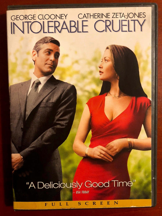 Intolerable Cruelty (DVD, 2003, Full Frame Edition) - J1105 - for just $1.99! 