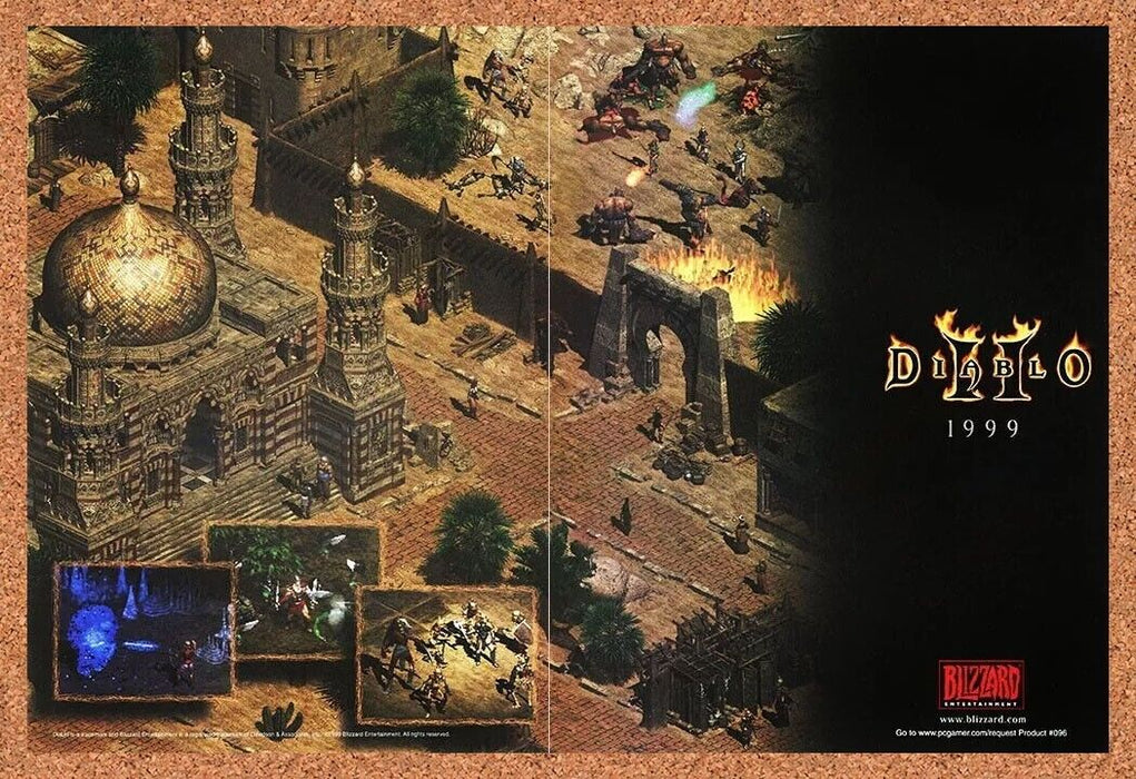2001 Diablo II PC Original Ad - for just $22.49! 